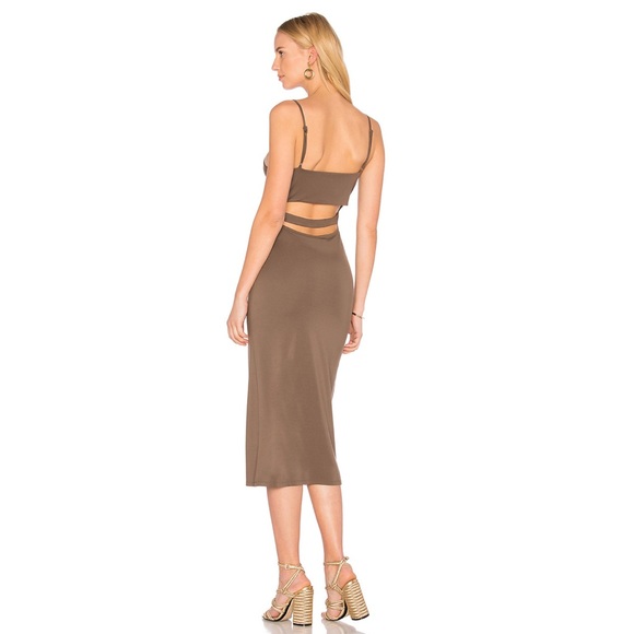 Privacy Please Elliott Cutout Back Midi Dress Size XS - Picture 12 of 14